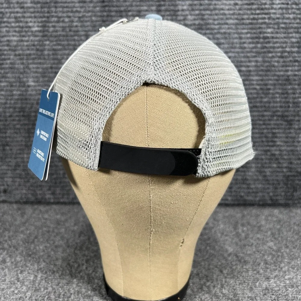 Tommy Bahama Hat Cap Mens Snap Back Blue Mesh Trucker Vacation Island New